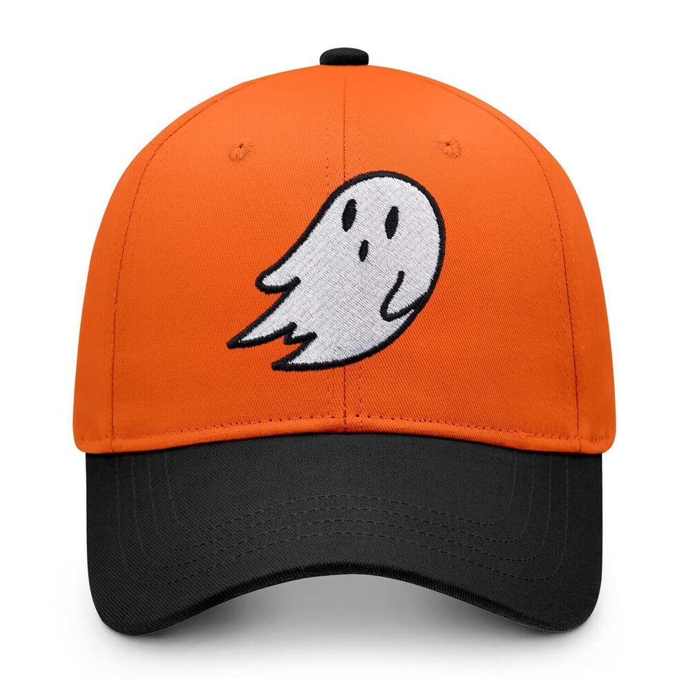 8810 Halloween Spooky Embroidered Hat - Cute Ghost Designs for Festive
